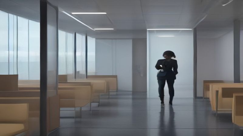 成人短视频观看场景：手机屏幕上的垂直内容流与夜间光影